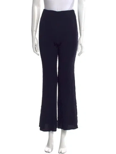 Pre-owned Raey Wool Wide Leg Pants In Blue