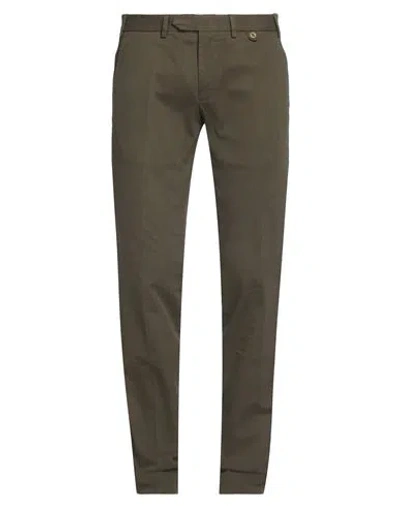 Raf Moore Man Pants Military Green Size 36 Cotton, Elastane