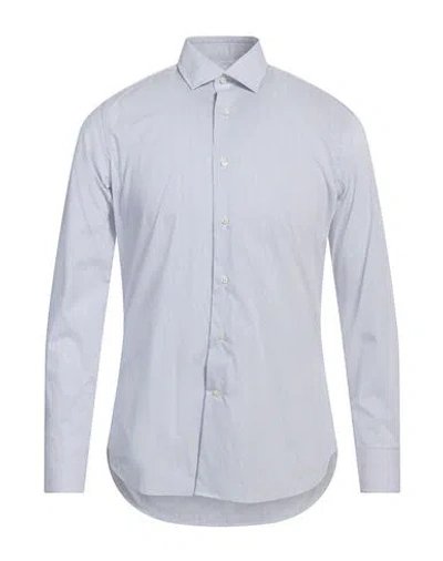 Raf Moore Man Shirt Blue Size 15 ½ Cotton, Polyamide, Elastane