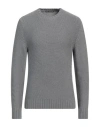 Raf Moore Man Sweater Grey Size 42 Wool In Grey