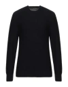 Raf Moore Man Sweater Midnight Blue Size 42 Wool