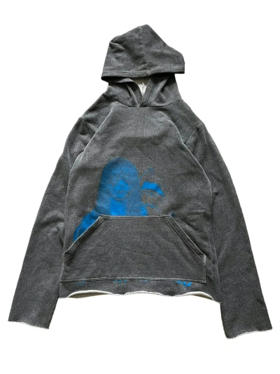 Pre-owned Raf Simons 2003 Consumed “penelope” Shark Hoodie In Grey