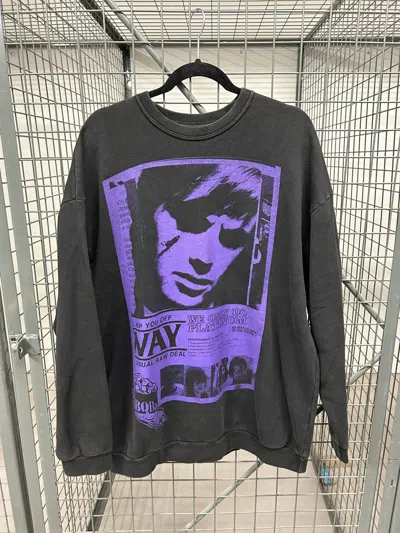 Pre-owned Raf Simons 2003  Consumed Collage Sweatshirt In Black