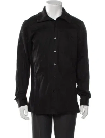 Pre-owned Raf Simons 2010's Signature Logo Shirt In Black