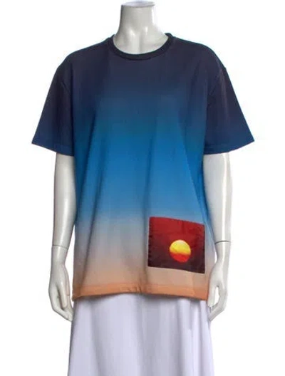 Pre-owned Raf Simons 2013 X Brian Calvin T-shirt In Blue