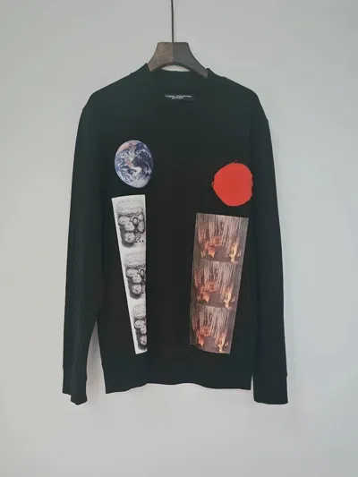 Pre-owned Raf Simons 2014 Sterling Ruby Sweatshirt - Dmc In Purple