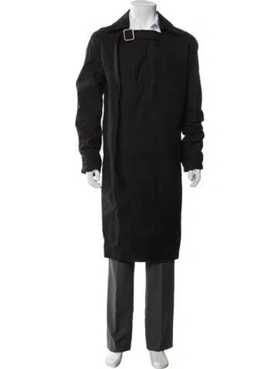 Pre-owned Raf Simons 2017 Trench Coat In Black