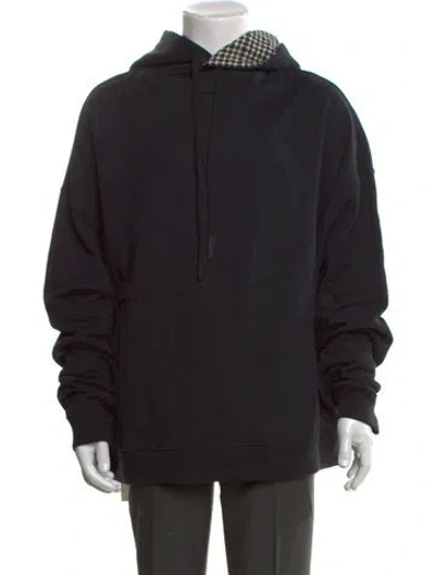 Pre-owned Raf Simons 2018 Backwards Hoodie In Black