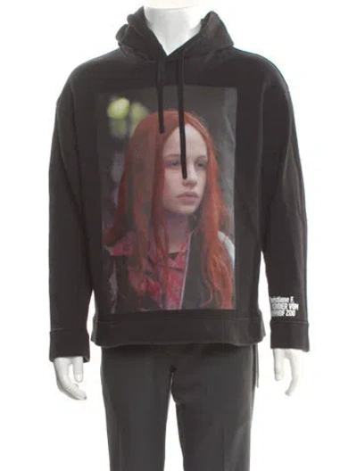 Pre-owned Raf Simons 2018 Christiane F. Detlef Hoodie In Gray