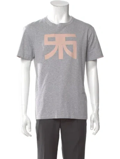 Pre-owned Raf Simons 2018 Graphic Print T-shirt In Gray