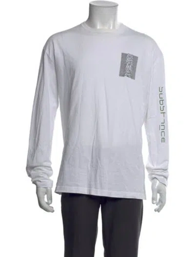 Pre-owned Raf Simons 2018 Graphic Print T-shirt In White