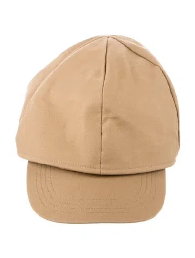 Pre-owned Raf Simons 2019 Cotton Oversized Baseball Cap In Neutral
