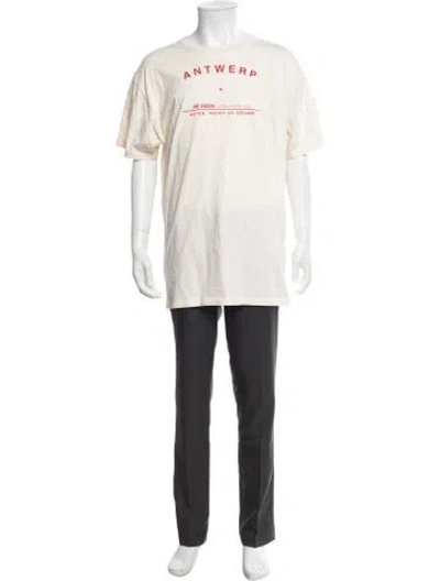 Pre-owned Raf Simons 2020 Graphic Print T-shirt In Neutrals