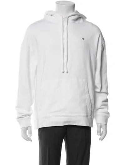 Pre-owned Raf Simons 2021 Crew Neck Hoodie In White