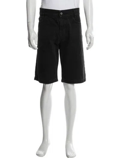 Pre-owned Raf Simons 2021 Denim Shorts In Black