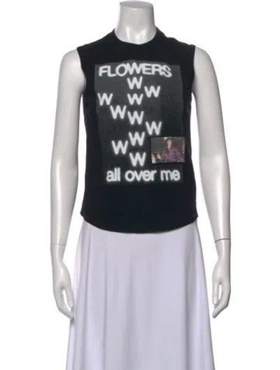 Pre-owned Raf Simons 2021 Graphic Print T-shirt In Black