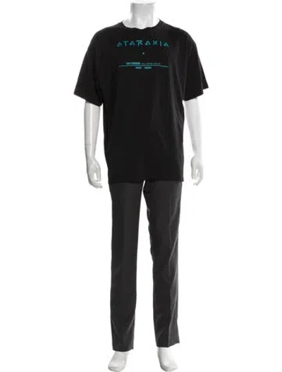 Pre-owned Raf Simons 2021 Graphic Print T-shirt In Black