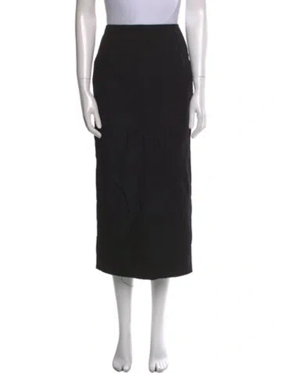 Pre-owned Raf Simons 2021 Midi Length Skirt W/ Tags In Black