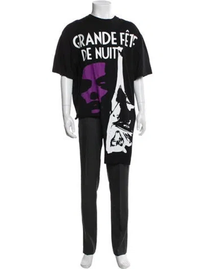 Pre-owned Raf Simons 2022 Graphic Print T-shirt In Black