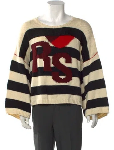 Pre-owned Raf Simons 2022 Merino Wool Pullover W/ Tags In Neutral