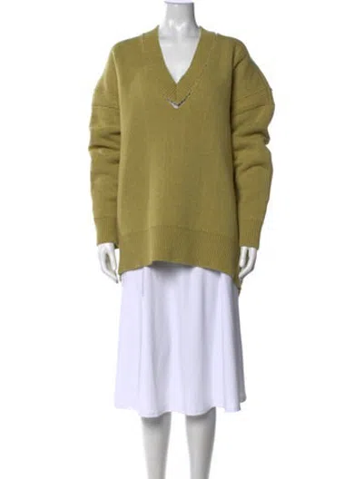 Pre-owned Raf Simons 2022 Merino Wool Sweater In Green