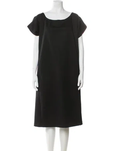 Pre-owned Raf Simons 2022 Midi Length Dress In Black