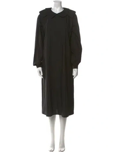 Pre-owned Raf Simons 2022 Midi Length Dress W/ Tags In Black