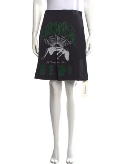 Pre-owned Raf Simons 2022 Mini Skirt In Black