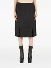 Raf Simons A-line Midi Skirt