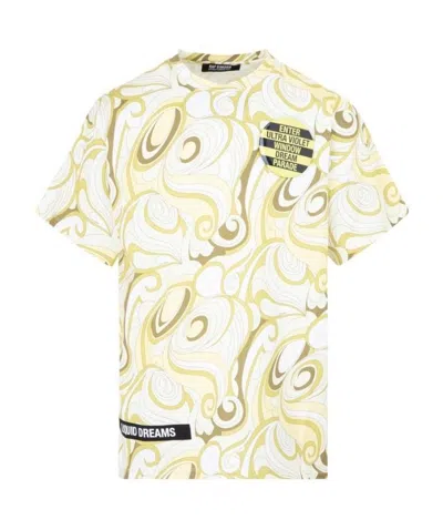 RAF SIMONS RAF SIMONS ABSTRACT PATTERNED SHORT SLEEVE SHIRT