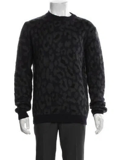 Pre-owned Raf Simons Animal Print Jacket In Black