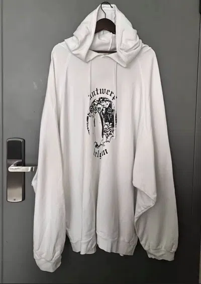 Pre-owned Raf Simons Archive Redux Antwerp Hoodie-dmc In White