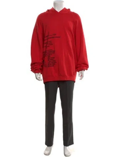 Pre-owned Raf Simons Archive Redux Graphic Print Hoodie W/ Tags