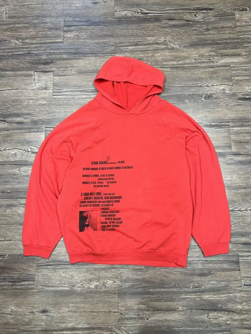 Pre-owned Raf Simons Archive Redux Ss02 Terror Hoodie | ModeSens