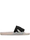 Raf Simons Astra Logo Slides In Schwarz