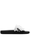 Raf Simons Astra Logo-embellished Slides In White