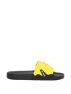 Raf Simons Astra Slide Sandals In Yellow