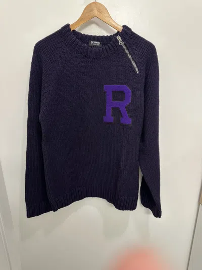 Pre-owned Raf Simons Aw 2020-2021 Zip Sweater In Purple