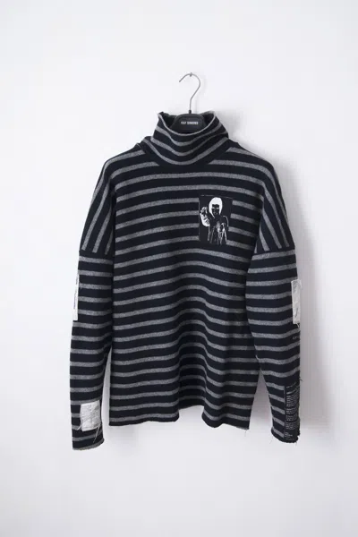 Pre-owned Raf Simons Aw01 Riot Riot Riot Patched Sweater