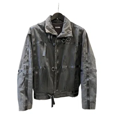 Pre-owned Raf Simons Aw02 Virginia Creeper Bondage Strap Jacket In Black