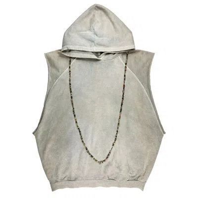 Pre-owned Raf Simons Aw04 Necklace Siddhartha Hoodie In Tan