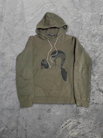 Pre-owned Raf Simons Aw05 History Of My World Poltergeist Hoodie In Green
