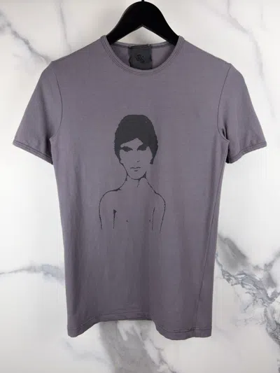 Pre-owned Raf Simons Aw05  10th Anniversary Isetan Japan Tshirt In Purple