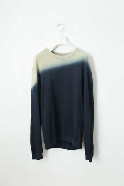 Pre-owned Raf Simons Aw12 Dip-dyed Sweatshirt In Blue