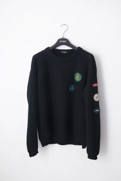 Pre-owned Raf Simons Aw16 Detroit Sweater In Black