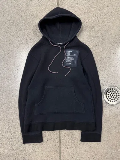 Pre-owned Raf Simons Aw2005  ‘history Of My World' Patchwork Hoodie In Black