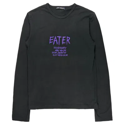 Pre-owned Raf Simons Aw97 "eater" Long Sleeve In Black