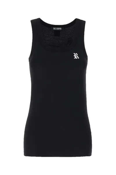 RAF SIMONS BLACK COTTON TOP