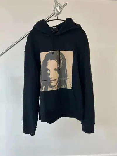 Pre-owned Raf Simons Calvin Klein 205w39nyc Andy Figure Print Hoodie-2505