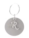 Raf Simons Circle Single Earrings In Metallic